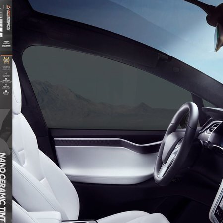 MOTOSHIELD PRO Nano Ceramic Window Tint Film for Auto, Car, Truck | 15% VLT (36” in x 15’ ft Roll) 400-3615